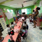 Phillipines feeding centre and well